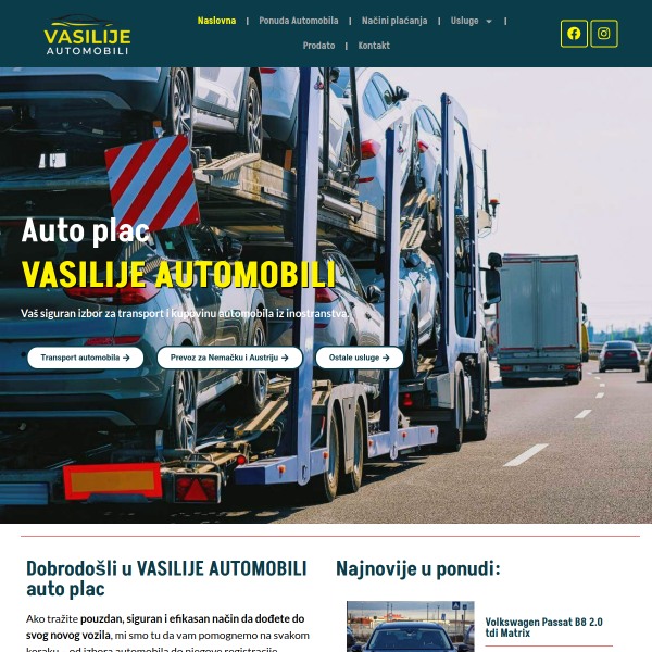 vasilijeautomobili.com preview