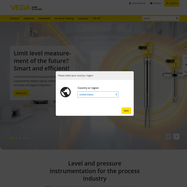 Website preview of Vega Property Corporation