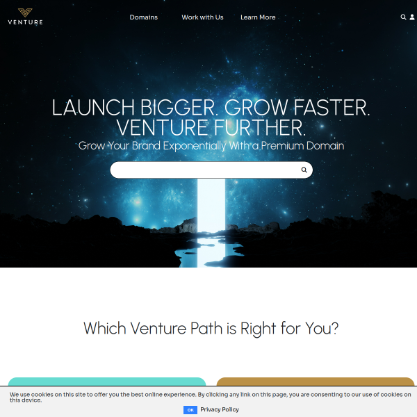Website preview of Venture Capital HIPstr II