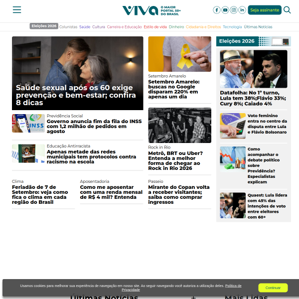 Website preview of viva verde turismo