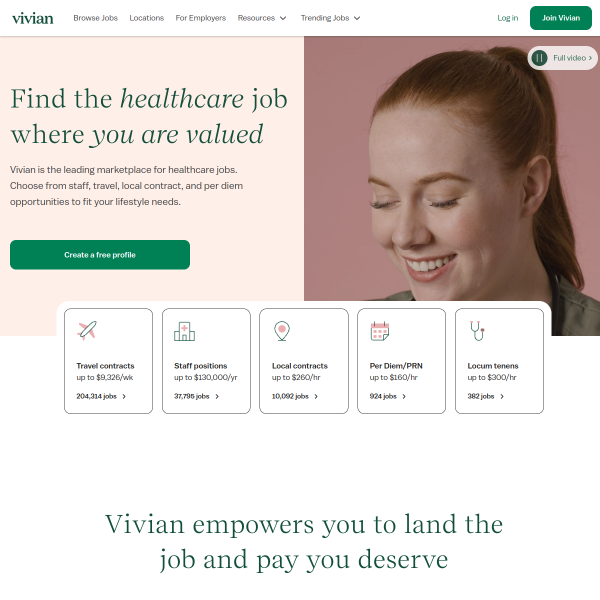 Website preview of Vivian Florar
