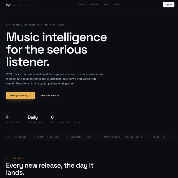 Vyn screenshot