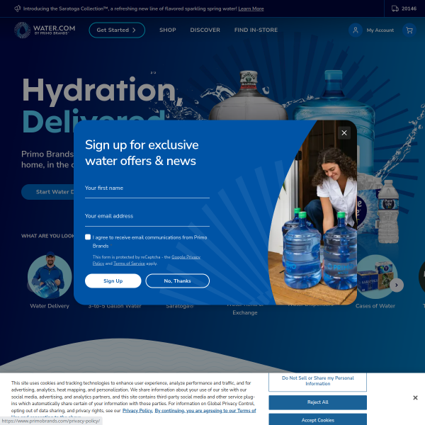 Website preview of Water Treatment & Renewable Energy Solutions