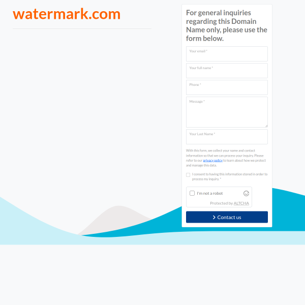 Website preview of WATERMARK ENGINEERING RESOURCE - WAB0676