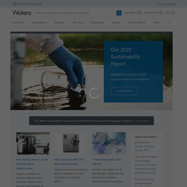 Website preview of Waters, Vollmering & Associates, LLP