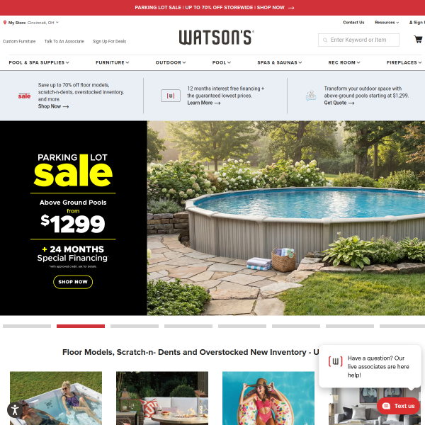 Website preview of watsons malaysia