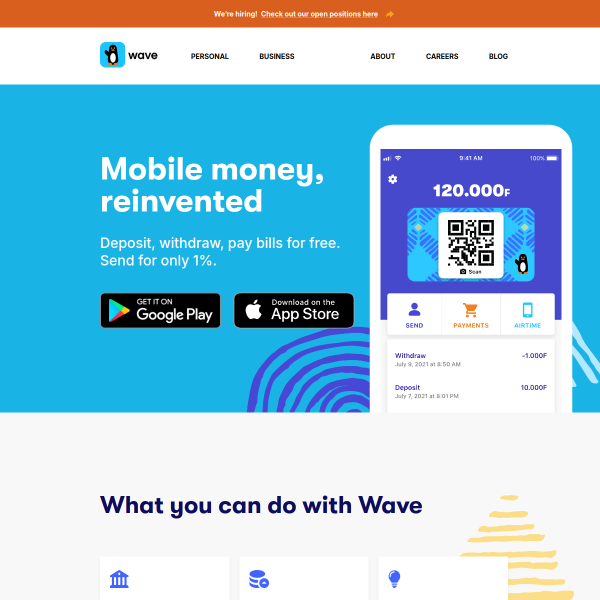 Website preview of Wave SME 742 Ltd.