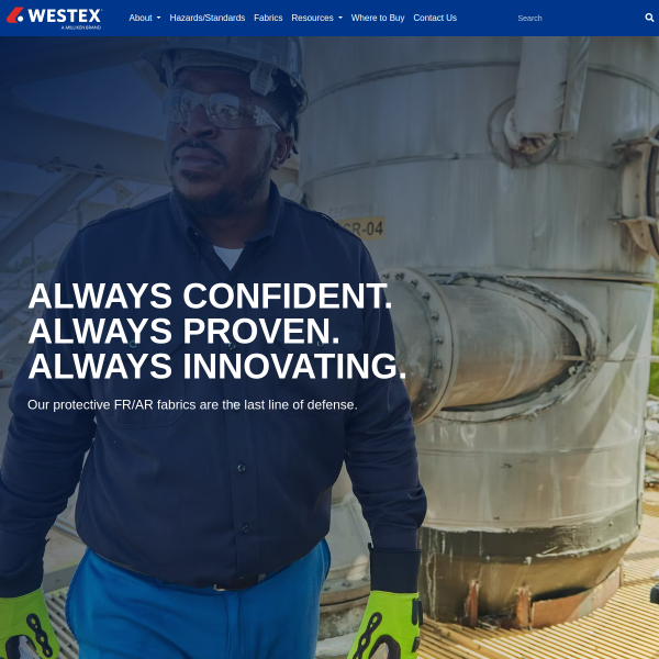 Website preview of Westex, Inc