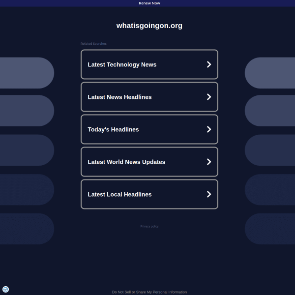 whatisgoingon.org