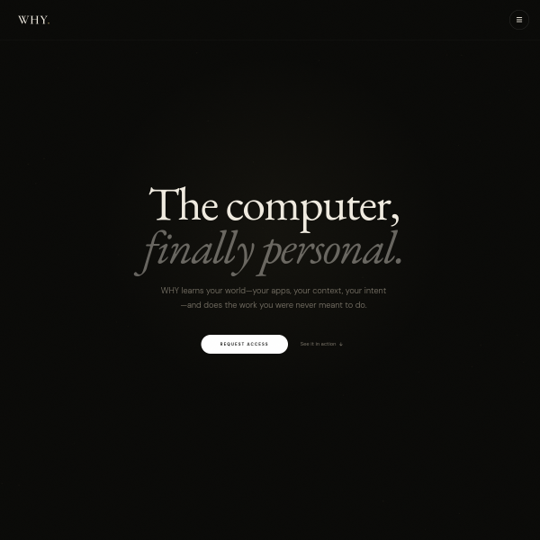 Website preview of Why not? Cafe and Bar
