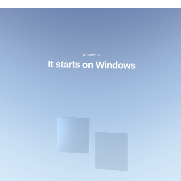 Website preview of Windows Support