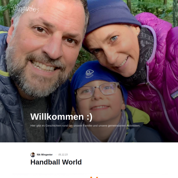 Website preview of Wingenter Familien KG