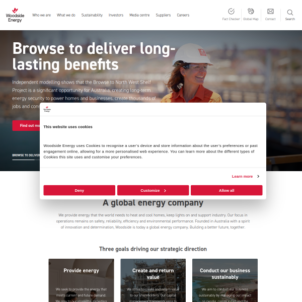 Website preview of WOODSIDE CAREHOMES LTD.