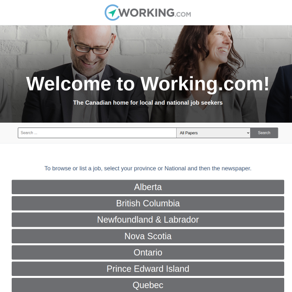 Website preview of Working Capital Recovery Fund USD