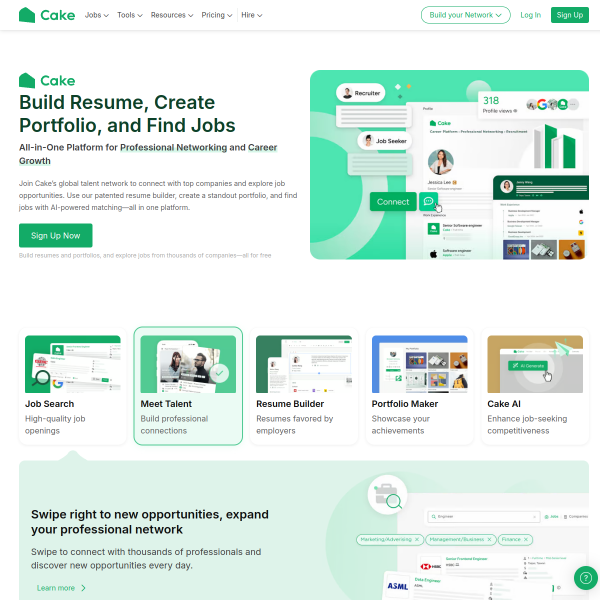 CakeResume 預覽圖
