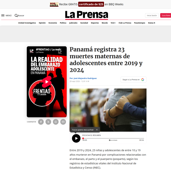 Eugena Rodríguez sobre el embarazo adolescente: de la evidencia científica a la políticas públicas