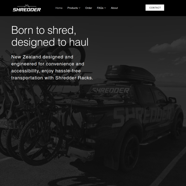 Shredder Racks website