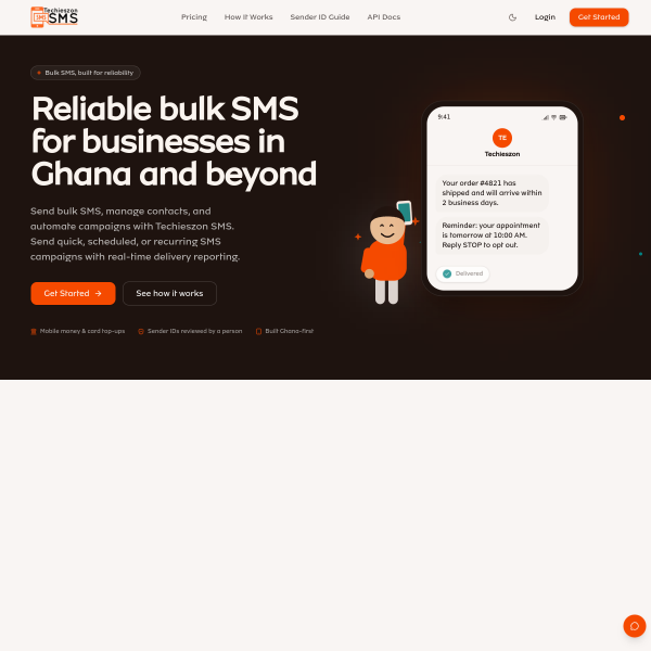 Techieszon SMS