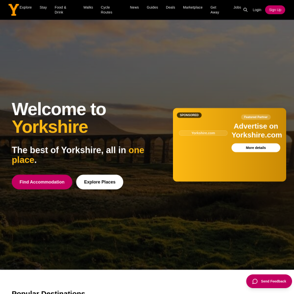 Website preview of Yorkshire Disco Hire