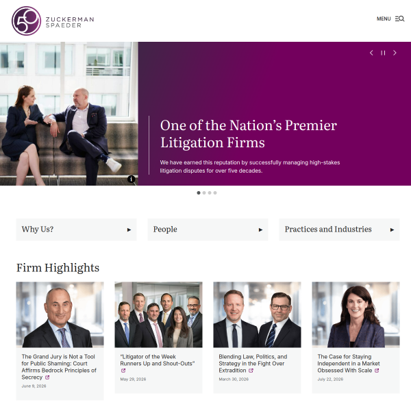 Website preview of Zuckerman-Heritage, Inc.