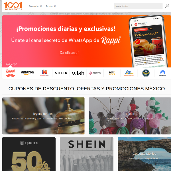 1001cuponesdedescuento.com.mx
