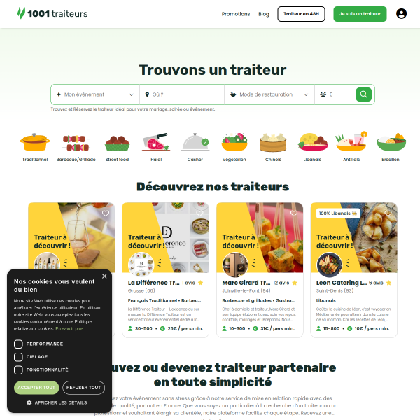 1001traiteurs.com