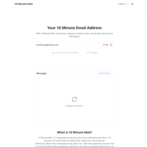 10minutemail.one