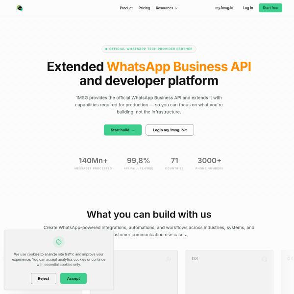 1msg.io