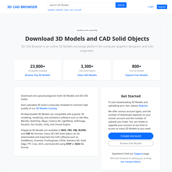 3dcadbrowser.com