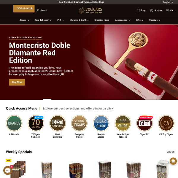 70cigars.com