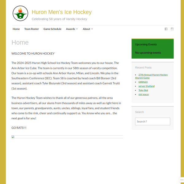 a2huronhockey.com