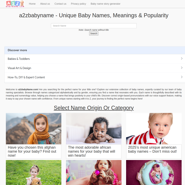 a2zbabyname.com