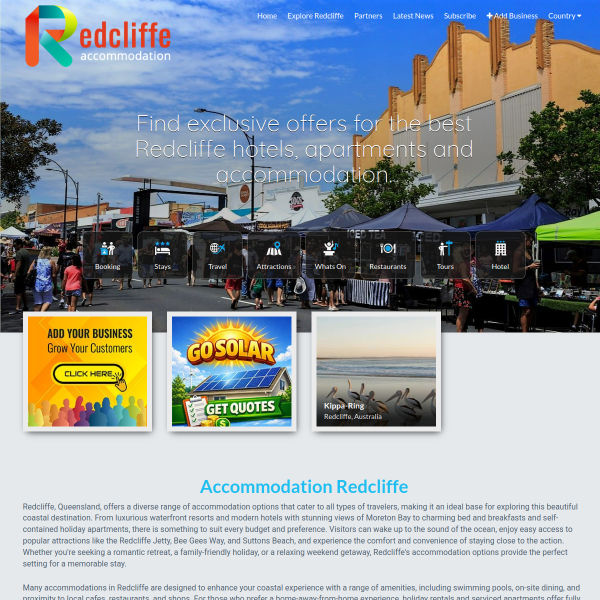 accommodationredcliffe.com