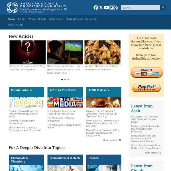 acsh.org