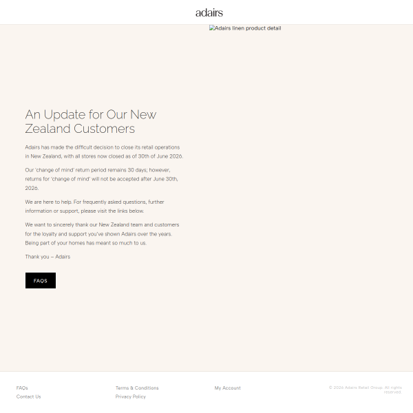 adairs.co.nz