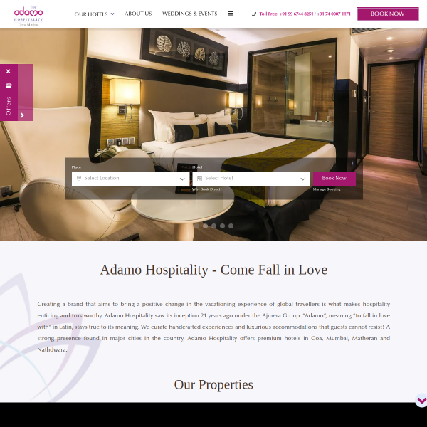 adamohotels.com
