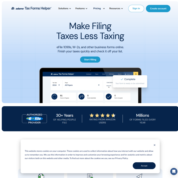 adamstaxforms.com