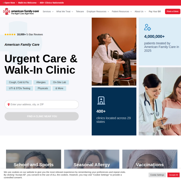 afcurgentcare.com