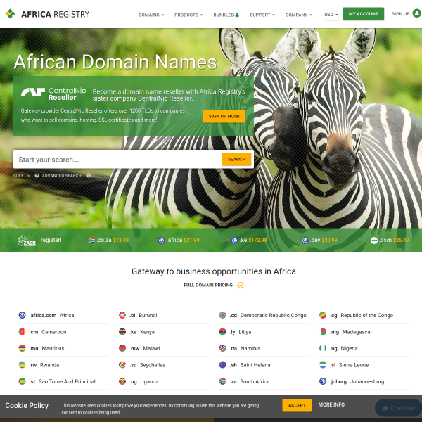 africaregistry.com