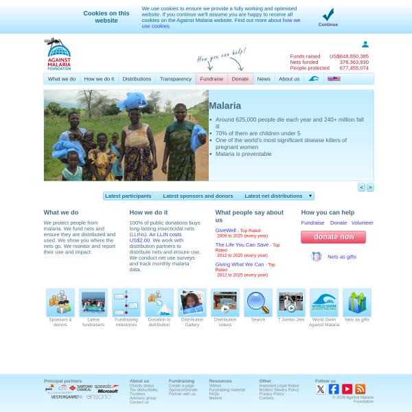 againstmalaria.com