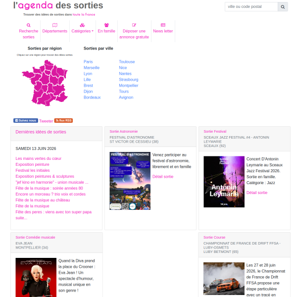 agenda-des-sorties.com