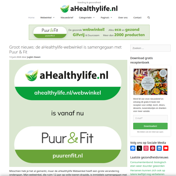 ahealthylife.nl