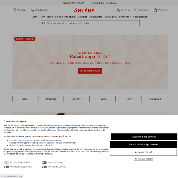 ahlens.se