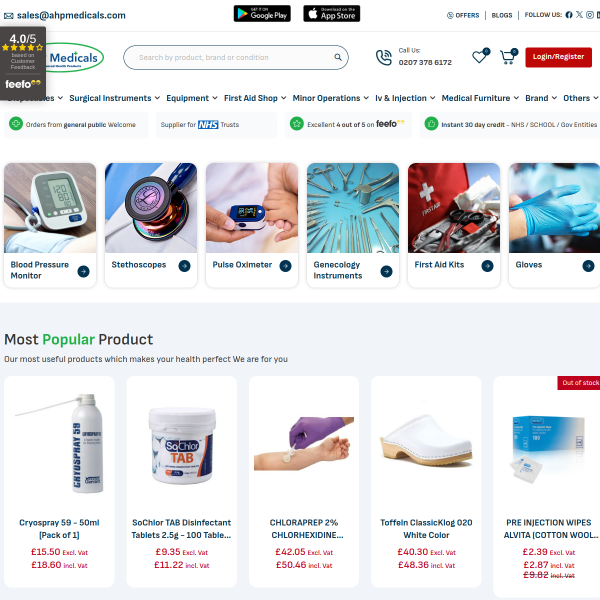 ahpmedicals.com