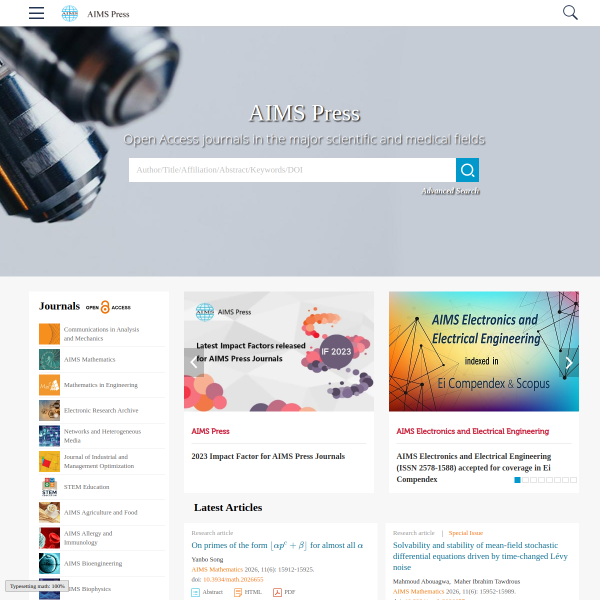 aimspress.com