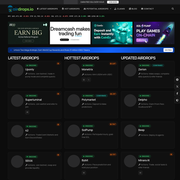 airdrops.io