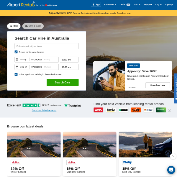 airportrentals.com.au