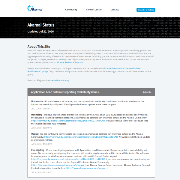 akamaistatus.com