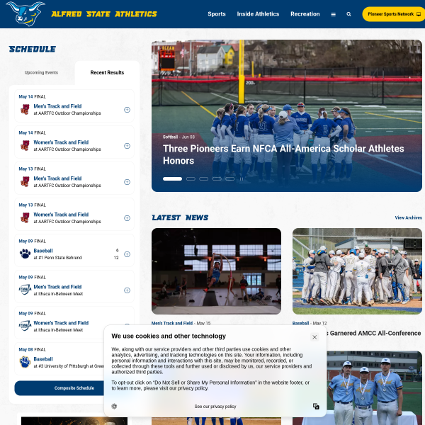 alfredstateathletics.com