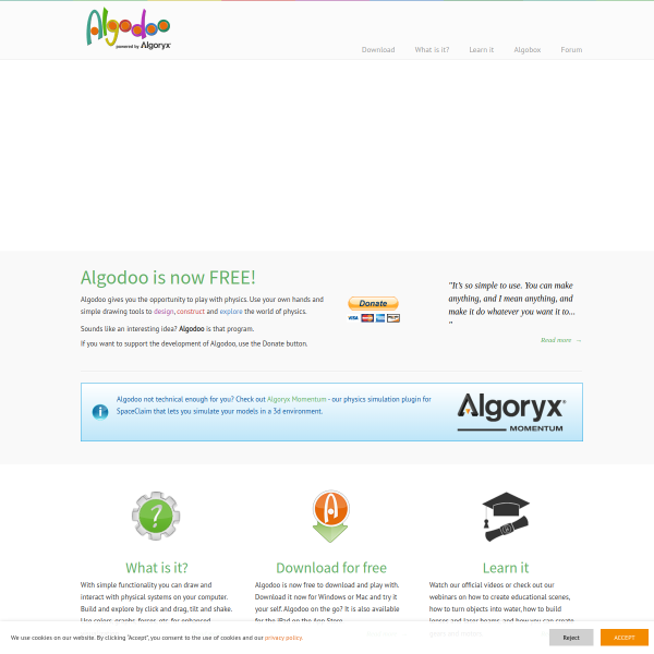 algodoo.com